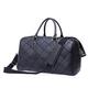 HJGTTTBN Travel Bags Leather Travel Bag for Men Hand Luggage Travel Duffle Bag Casual Weekend Bag Big Carry On Luggage Bags Men Women (Color : Schwarz)