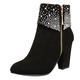 Summer Sandals Women peep Toe Heels for Women Ankle Boots for Women Size 11 Heels Jazz Shoes Walking Boots Black with Nonslip Rubber Sole Crystal Bohemian Running Shoes Men Women Brogue Shoes