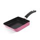 OGYCLVJV Kitchen Pans 7 Inch Non-Stick Pan Square Grill Pan Steak Frying Pan Pan Wok Cooking Pan with Anti-Scalding Handle Household Pan Nonstick Frying Pan (Color : Pink)