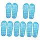 MAGICLULU 5 Pairs Slippers Dry Massaging Slippers Anti-skidding Slippers Summer Slippers Hollow Shower Footware Bathing Shower Slippers Bathroom Slippers Lovers Household Sandals Pvc