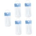 Veemoon 5pcs Electric Mixing Cup Drink Mix Juice Mixer Maker Mixer Electric Blender Drinks Coffee Stirring Cup Fitness Food Grade PC Material Water Bottle Protein Powder