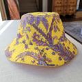 J. Crew Accessories | New! J Crew Size S/M Reversible Bucket Hat In Ratti Golden Paisley Nwt | Color: Gold/Pink | Size: Os