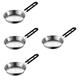 TOPBATHY 4pcs Stainless Steel Mini Pot Kitchen Omelette Pan Ceramic Pans Stir Fry Pan Dish Stainless Steel Saute Pan Small Frying Pan Oven Skillet Pan Mini Baking Pans Egg Cooker Pancakes