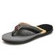 HJGTTTBN Sandals Men Summer Light Men Flip Flops Slippers Home Flip Flop Indoor House Slipper Room (Color : Gray, Size : 5)