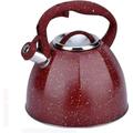 Tea Kettle 3 Liter Stainless Steel Whistling Tea Kettle - Modern Stainless Steel Whistling Tea Pot for Stovetop with Cool Grip Ergonomic Handle Stove Top Whistling Tea Kettle