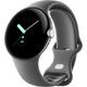 Smartwatch GOOGLE "Pixel Watch Wifi" Smartwatches silberfarben (silber) Fitness-Tracker