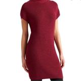 Athleta Dresses | Athleta Pinewood Merino Wool Sweater Dress Red Size Large | Color: Red | Size: L