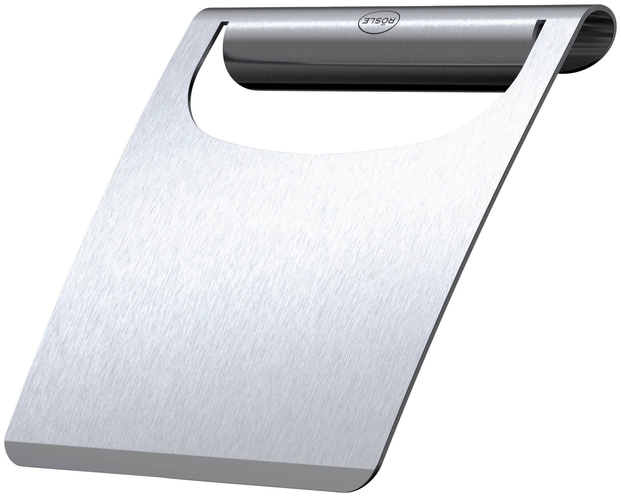 Grillspachtel RÖSLE "Plancha, 25433", silber (silberfarben), B:14cm H:2,5cm, Edelstahl 18/10, Küchenpaletten, zum Wenden von Grillgut und Reinigen von Grillplatten