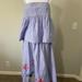 J. Crew Dresses | J Crew 2 Piece Blue Spaghetti Strap Top With Long Full Skirt Sizes 8 And M | Color: Blue | Size: 8