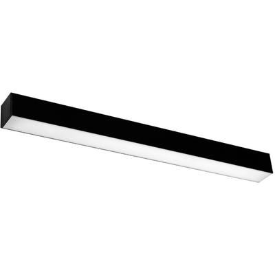 SOLLUX LIGHTING Wandleuchte "PINNE", schwarz, B:6cm H:6cm L:67cm, Lampen, leuchtet nieder