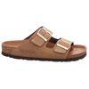 Pantolette ROHDE "Alba", Damen, Gr. 37, beige, Leder, klassisch, Schuhe, Keilabsatz, Sommerschuh, Hausschuh mit zwei Schnallenverschlüsse