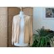 Vintage Pure New Wool High Quality Peach Pastel Cardigan By Peter Hahn, Size S M 10 12