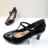 Giani Bernini Shoes | Giani Bernini Memory Foam Pump Heel Size 12 Black Patent Leather Maryjane Shoes | Color: Black | Size: 12