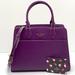 Kate Spade Bags | Kate Spade Madison Saffiano Leather Medium Satchel Ripe Plum Color | Color: Gold/Purple | Size: Medium