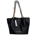 Dooney & Bourke Bags | Dooney & Bourke City Flynn Black Smooth Leather Bag Nwt Shoulder Bag | Color: Black/Brown | Size: Os