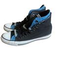 Converse Shoes | - Converse All Star High Top Black Blue Canvas Shoes Mens Size 6 | Color: Black/Blue | Size: 6