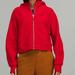 Lululemon Athletica Jackets & Coats | Dark Red Oversized Full Zip Hoodie | Color: Gold/Red | Size: M