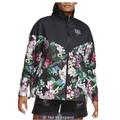 Nike Jackets & Coats | Nike Femme Floral Jacket Womens Sz 1x | Color: Black/Green | Size: 1x