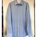 Michael Kors Shirts | Michael Kors Shirt Mens Large Button Down Classic Fit Polka Dots Blue Stripe | Color: Blue | Size: L