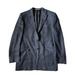 Burberry Suits & Blazers | Burberry London Navy Bond Street Mens Plaid Sport Coat Silk Wool Size 42l Usa | Color: Blue | Size: 42l
