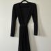Zara Dresses | Black Wrap Dress From Zara (S). | Color: Black | Size: S