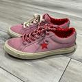 Converse Shoes | Converse X Hello Kitty One Star 2018 Sneakers Pink Suede Size 8 | Color: Pink | Size: 8