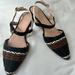 J. Crew Shoes | J Crew Marina Flats With Ankle Straps Size 8.5 | Color: Black/Brown | Size: 8.5