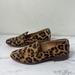 Madewell Shoes | Madewell Frances 7.5 Leopard Print Calf Hair Skimmer Loafer Slip On Flats Shoes | Color: Brown/Orange | Size: 7.5