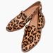 Madewell Shoes | Madewell Frances 7.5 Leopard Print Calf Hair Skimmer Loafer Slip On Flats Shoes | Color: Brown/Orange | Size: 7.5