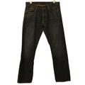 Levi's Jeans | Levi's 514 Jeans Mens 33x34 Slim Fit Straight Leg Blue Denim Dark Wash Strauss | Color: Blue | Size: 33