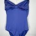 Kate Spade New York Swim | Kate Spade Womens Blue One Piece Sleeveless Bandeau Swimwear Size Medium | Color: Blue | Size: M