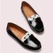 Kate Spade Shoes | Euc Kate Spade Patent Leather Deck Loafers | Color: Black/White | Size: 9.5