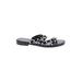 A New Day Sandals: Slip On Chunky Heel Casual Black Shoes - Women's Size 8 - Open Toe