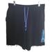 Nike Shorts | Nike Alumni Sweat Shorts Mens Xl Black Raw Edges Pockets French Terry Sporty 9" | Color: Black/Blue | Size: Xl