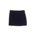 Croft & Barrow Casual Skirt: Blue Solid Bottoms - Women's Size 10