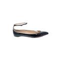 Christian Louboutin Flats: Black Print Shoes - Women's Size 37 - Pointed Toe