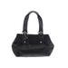 Coach Factory Leather Shoulder Bag: Black Solid Bags