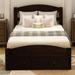 Twin Size Beautiful and Classic DesignPlatform Bed Frame with Storage Drawer and Wood Slat Support No Box Spring Needed