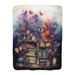 MentionedYou UFO Kitty Pose - 1 Piece Premium Sherpa Blanket - Luxurious Art Print Design Polyester | 60 H x 50 W in | Wayfair WB_FL_050324_0163M_R