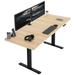 VIVO Single Motor Electric Desk w/ Push Button Memory Controller (1B Series) Wood/Metal in Brown/Gray | 71" x 36" | Wayfair DESK-KIT-1G7B-36