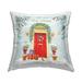 Stupell Industries Merry Christmas Winter Doorway Outdoor Printed Pillow by Jane Sunner Polyester/Polyfill blend | 18 H x 7 W x 18 D in | Wayfair