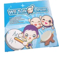 Taiko Drum für Wii Drum Sticks für Nintendo Wii Console Controller Videospiel zubehör