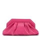Designer Clutch Tasche Pu Leder Party Geldbörse Tasche Frauen Rose Pink Knödel geraffte Kissen