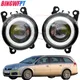 1 paar Für Opel Vectra C Auto Nebel Licht Kit Angel eye DRL Tagfahrlicht 12V 2002 2003 2004 2005