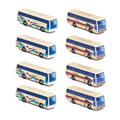 2 Stück Modell bus im Maßstab 1/120 für architekto nisches Modellbau straßen landschafts layout Image