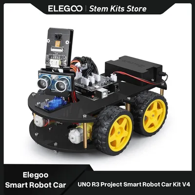 ELEGOO UNO R3 Project Smart Robot Car Kit V4, intelligentes und pädagogisches Image