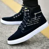 Frühling und Herbst neue Zapatillas de correr hohe Herrenschuhe Leinwand Herren lässige wilde Schuhe Mode große Turnschuhe Schuhe 64