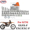 Kit de fixation entièrement en plastique pour KTM SX SX-F EXC EXC-F 125 150 200 250 300 350 400 450