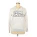 Under Armour Pullover Hoodie: Silver Graphic Tops - Women's Size 1X