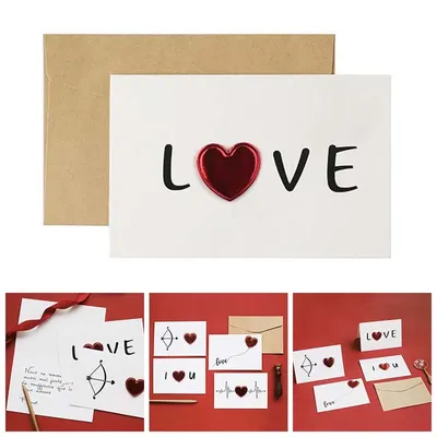 Carte postale d'amour pour la saint-valentin carte d'invitation de fête de mariage carte de vœux
